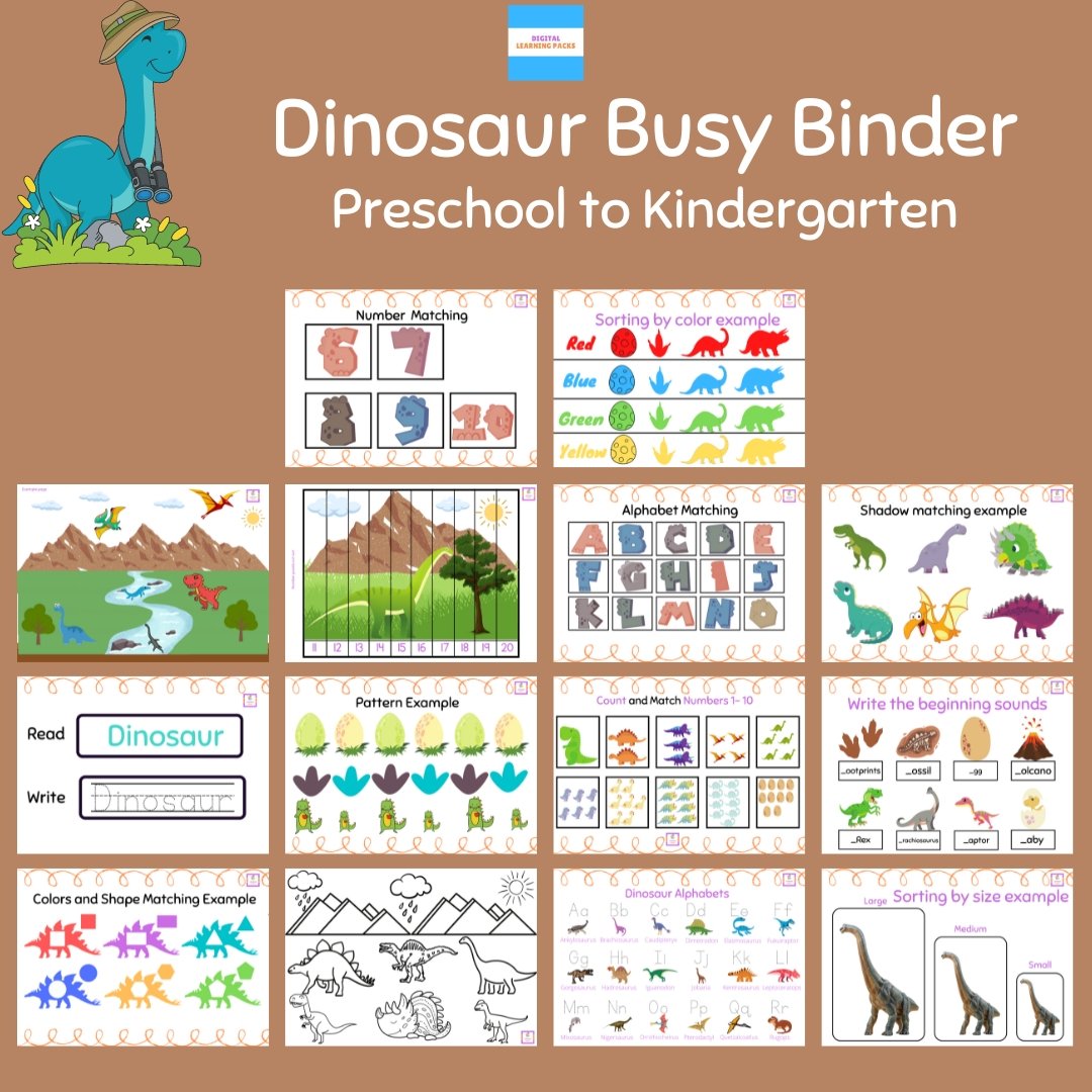 Dinosaur Busy Book