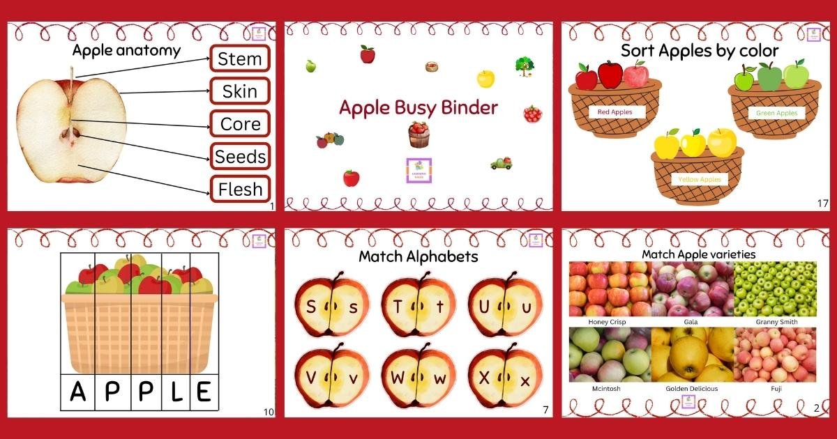 Printable Apple Activities For Preschoolers - [FREE Printable ...