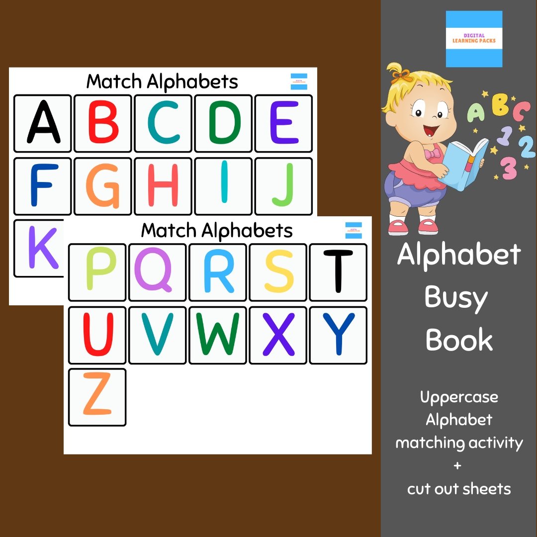 Alphabet Busy Book — Digital Learning packs