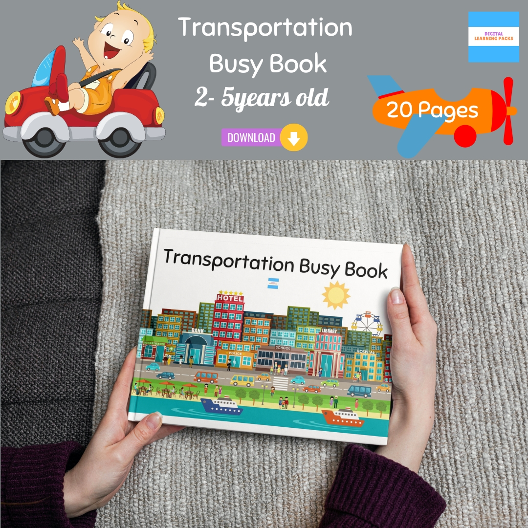 Transportation Busy Book